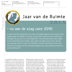 Jaar van de Ruimte - nu aan de slag voor 2040