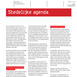 Stedelijke agenda