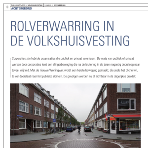 Rolverwarring in de volkshuisvesting