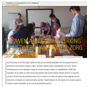 Bouwen aan samenwerking