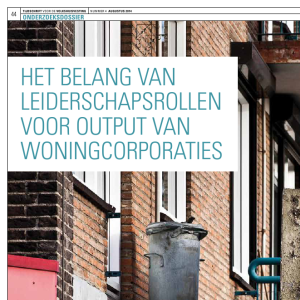 Het belang van leiderschapsrollen voor output van woningcorporaties