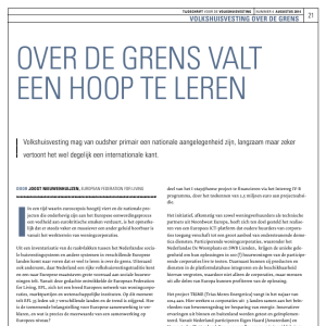 Over de grens valt een hoop te leren