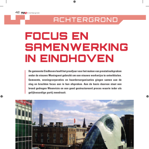 Focus en samenwerking in Eindhoven